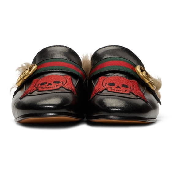 Gucci Black Skull New Princetown Loafers - Picture 4 of 8